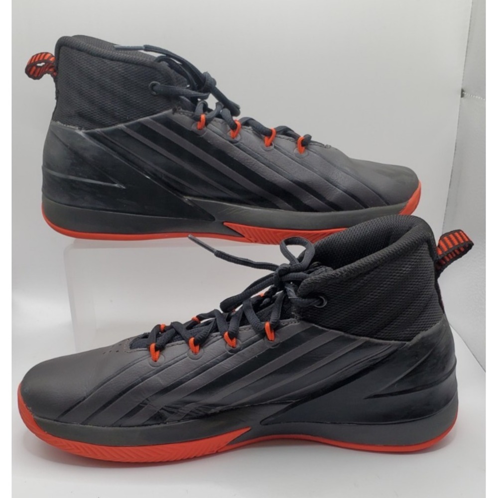 Under Armour Mens Lockdown 3 Black Basketball Athletic Shoes Sneakers Sz 7.5